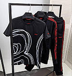 Чоловічий спортивний костюм HUGO BOSS CK7629 чорний, фото 10