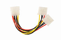 Переходник питания Molex (M) - 2 x Molex (F), 13 см, Cablexpert (CC-PSU-1) (207536)