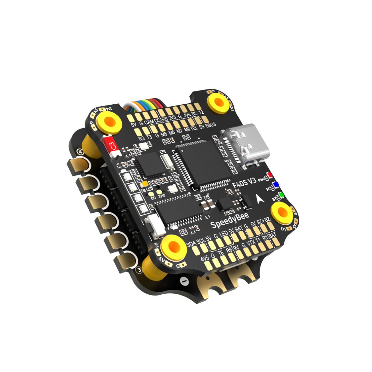 Політний контролер стек SpeedyBee F405 V3 50A FC+ESC50A, фото 1