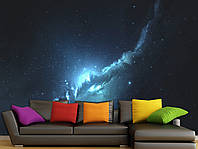 Самоклеющиеся плёнка Oracal с рисунком для дома "Галактика", фото обои 3д для зала 145*98 см