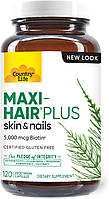 Country Life Maxi-Hair Plus 120 капсул СТЕКЛО