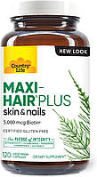 Country Life Maxi-Hair Plus 120 капсул СТЕКЛО