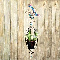 Подвесное кашпо для цветов "Райская бабочка" BF-22 60см, подвесной горшок для цветов | кашпо для квітів (NS)