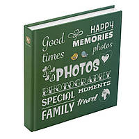 Фотоальбом Henzo 300 х 300 Fantasy Wording Green 100 білих сторінок
