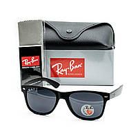 Очки Ray Ban Wayfarer Polarized черные матовые