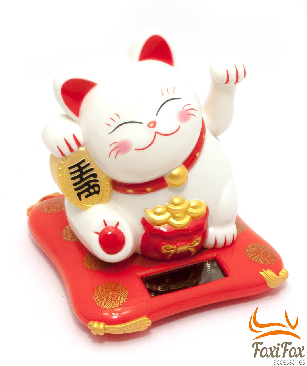 Кошка Манэки Нэко на батарее 10 см - фото 1 - id-p396611852