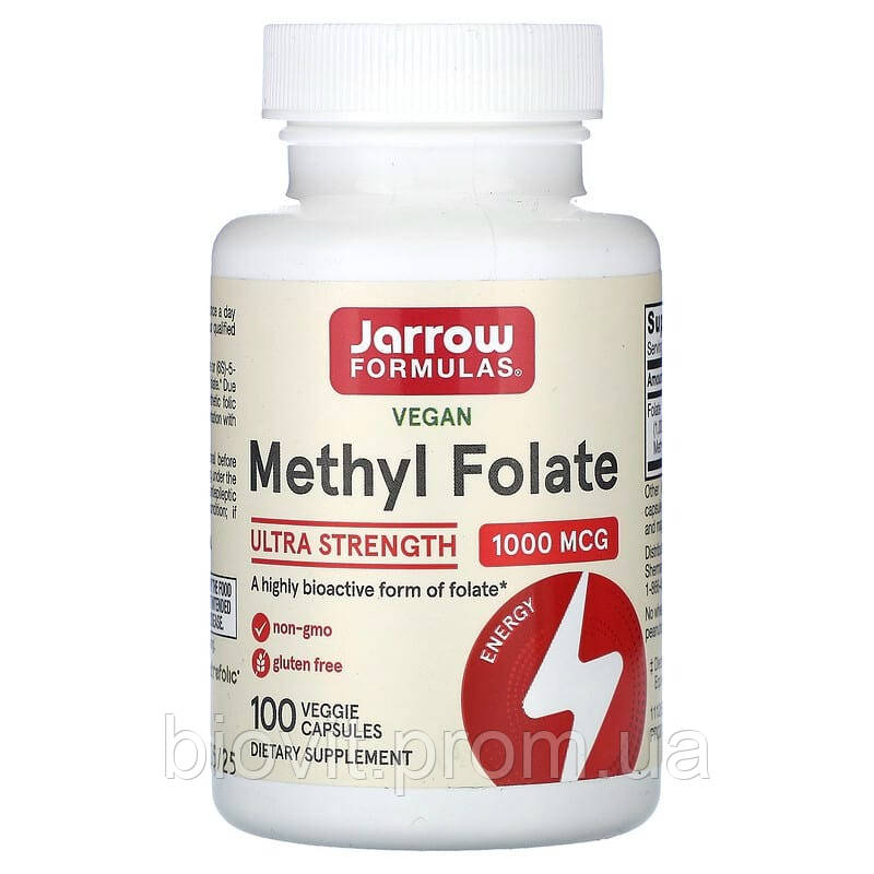 Метил фолієва кислота (Methyl Folate) 1000 мкг