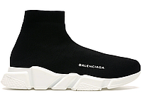 Женские высокие кроссовки Balenciaga Speed Trainer Black White