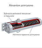 Дотягувач дверний RYOBI D 2055V BC STD з ножицями антрацит, фото 5