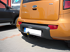 Фаркоп Kia Soul 2008-2014 (Кіа Соул) польський, без підрізу бампера, фото 4