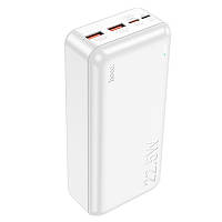 Повербанк Hoco J101B Astute 30000mAh 22.5W PowerBank с LED-индикатором белый