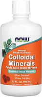 Коллоидные минералы с малиной Now Foods Colloidal Minerals 946 мл