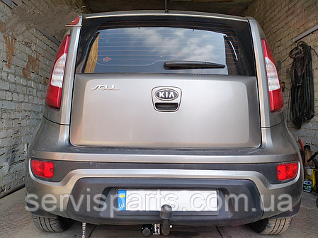 Фаркоп Kia Soul 2008-2011 (Кіа Соул) без підрізу бампера, фото 1