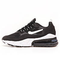 Мужские кроссовки Nike Air Max 270 React Black White Punk Rock AO4971-004, найк аир макс 270 реакт черные