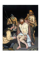 Листівка Edouard Manet - Jesus Mocked by the Soldiers, 1865