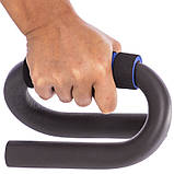 Упори для віджимань металеві PUSH-UP BAR FI-3970 11x21см, фото 4