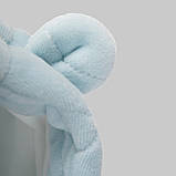 Дитячий демісезонний велюровий комбінезон Зефір Блакитний, 56-62, фото 4