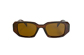 Жіночі сонцезахисні окуляри polarized, коричневі P313-2, фото 3