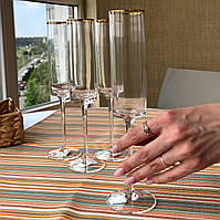 Набор бокалов для шампанского 4шт 'Aurora' 180мл