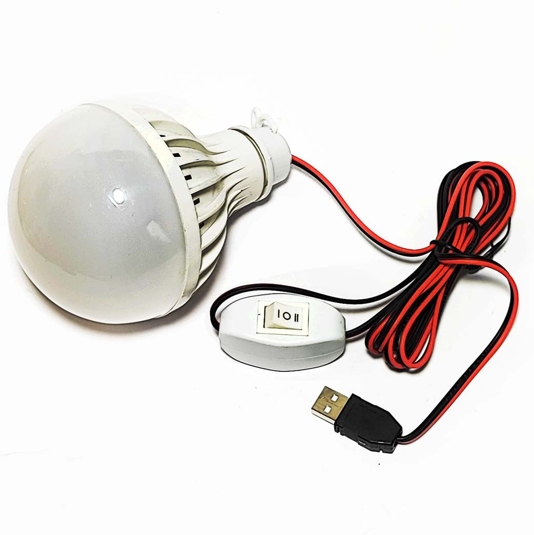 Usb-лампочка 12W 5V з перемикачем