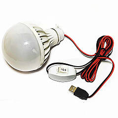Usb-лампочка 12W 5V з перемикачем