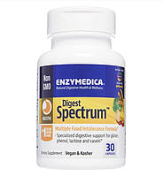 Enzymedica Digest Spectrum / Дигест Спектр для основных пищевых непереносимостей 30 капсул