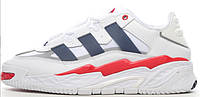 Мужские кроссовки Adidas Niteball White Blue Red