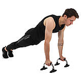 Упори для віджимань від підлоги металеві Zelart PUSH-UP BAR FI-9998, фото 8