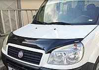 Дефлектор капоту (мухобійка) Fiat Doblo 2004-2012 223кузов, Eurocap + ​​​​​​​Vip Tuning, FT05