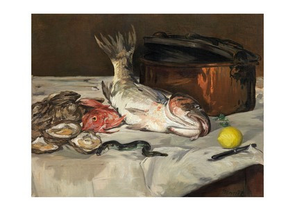 Листівка Edouard Manet - Fish (Still Life), 1864, фото 1