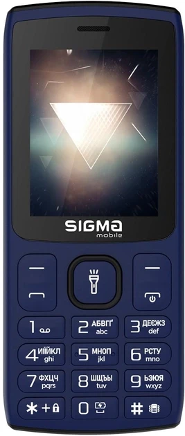 Телефон з потужною батареєю без камери кнопочний Sigma mobile X-style 34 NRG Type-C