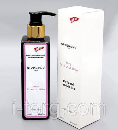 Парфюмированный лосьон для тела NEW с ароматом Givenchy Very Irresistible, 250 мл., фото 1