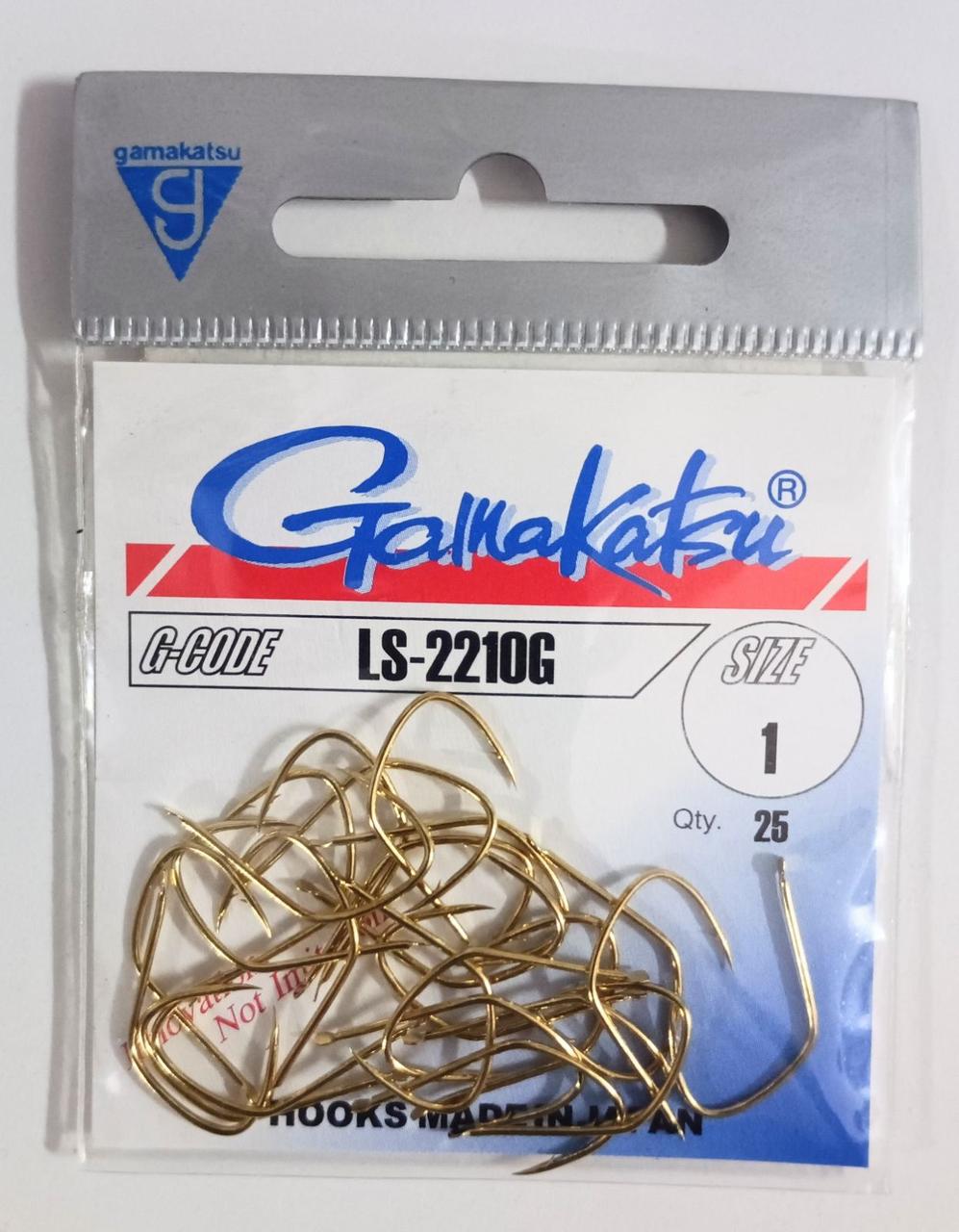 Гачок Gamakatsu LS-2210G №1 Gold 25шт.