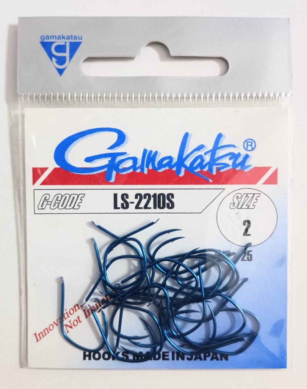 Гачок Gamakatsu LS-2210S No2 Blue 25 шт.