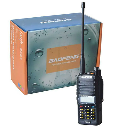 Рація Baofeng UV-9R Plus (IP67, 8w, III режиму потужності) радіостанція портативна, фото 1