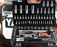 Набор головок трещоток ключей рожковых, Головки торцевые и наборы 94ед YATO (Польша), ALX
