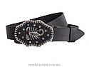 Жіночий ремінь з натуральної шкіри blx90473 чорний, фото 3