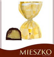 Конфеты шоколадные с ликером Адвокат и Амаретто Mieszko Amoretta Delice 1кг Польша