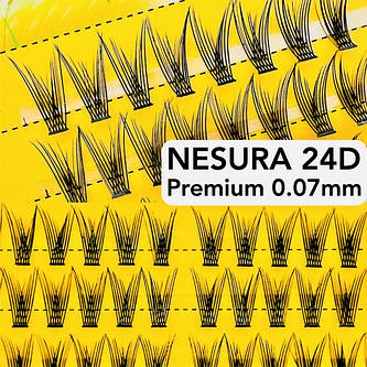 Вії Nesura Premium 24D 0.07 Премиум