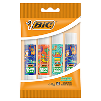 Клей-олівець BIC Eco-Deco 4 шт. у блістері (bc950640)