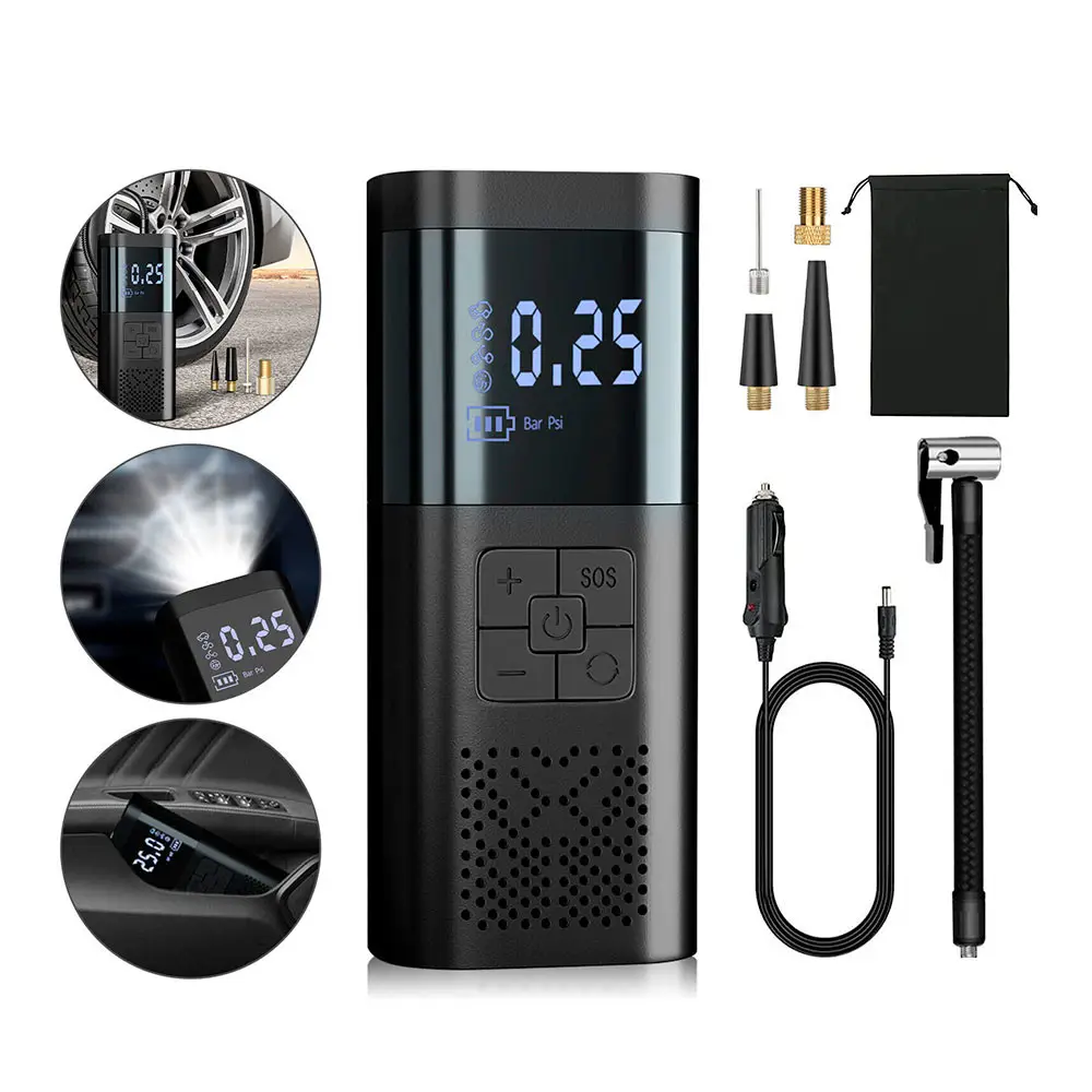Компресор акумуляторний Портативний air pump VC