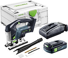 Лобзик маятниковий акумуляторний CARVEX PSBC 420 HPC 3.0 EBI Plus Festool 575741