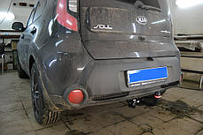 Фаркоп Kia Soul 2 2014-2020 (Кіа Соул 2) польський, без підрізу бампера, фото 3