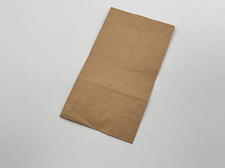 Паперовий пакет без ручок крафтовий для пакування 150 × 90 × 280 мм