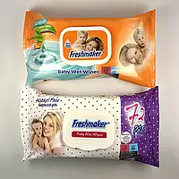 Влажные салфетки Frеshmaker Baby Orange, Matbaby 72 шт. с клапаном (24 шт/ящ)