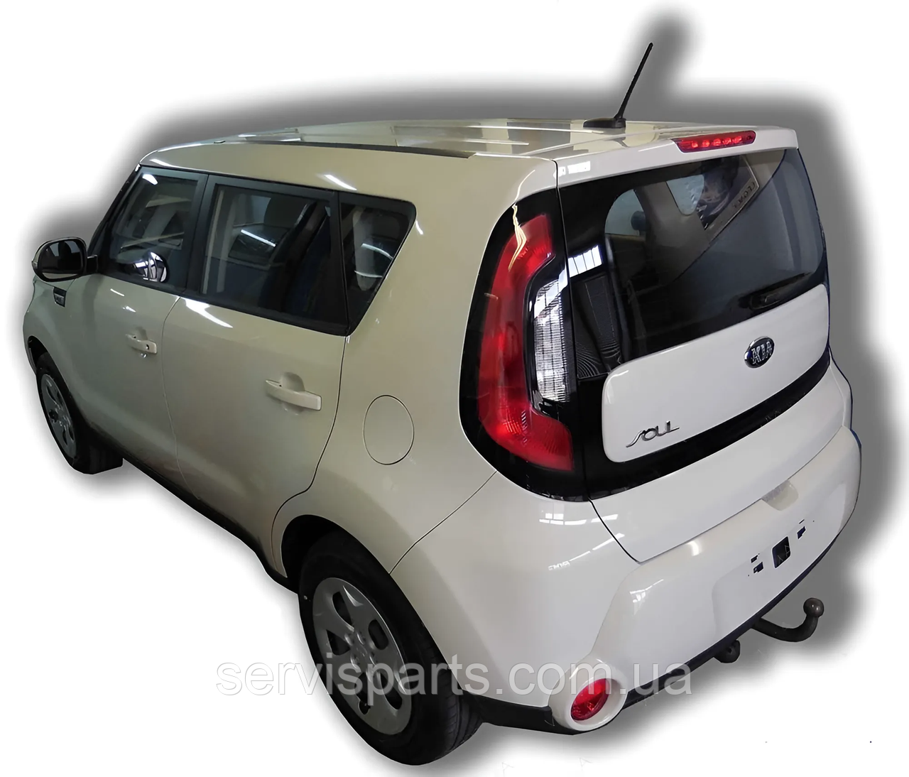 Фаркоп Kia Soul 2 2014-2020 (Кіа Соул 2) без зняття бампера