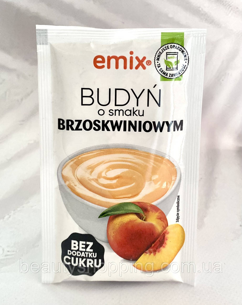 Пудинг із персиковим смаком сухий десерт концентрат 41 г Emix Польща