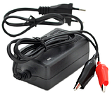 Зарядний пристрій Voltronic 6V (7.5) до 2A AGM, GEL, крокодили (Clips), фото 2