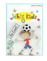 Штамп акриловый Whiz Kids - Footballer Clear Acrylic Stamp Set, RESTP002