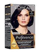 Фарба для волосся L'Oreal Paris Recital Preference 1 - Чорний (3600521916551)